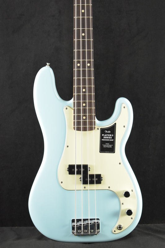 Fender 75th Anniversary Player II Precision Bass Daphne Blue Rosewood Fingerboard