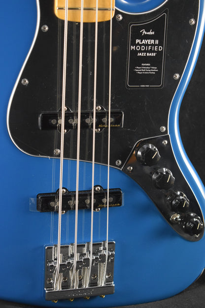 Fender Player II Modified Active Jazz Bass Electric Blue Maple Fingerboard