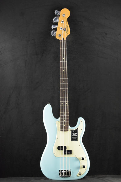 Fender 75th Anniversary Player II Precision Bass Daphne Blue Rosewood Fingerboard
