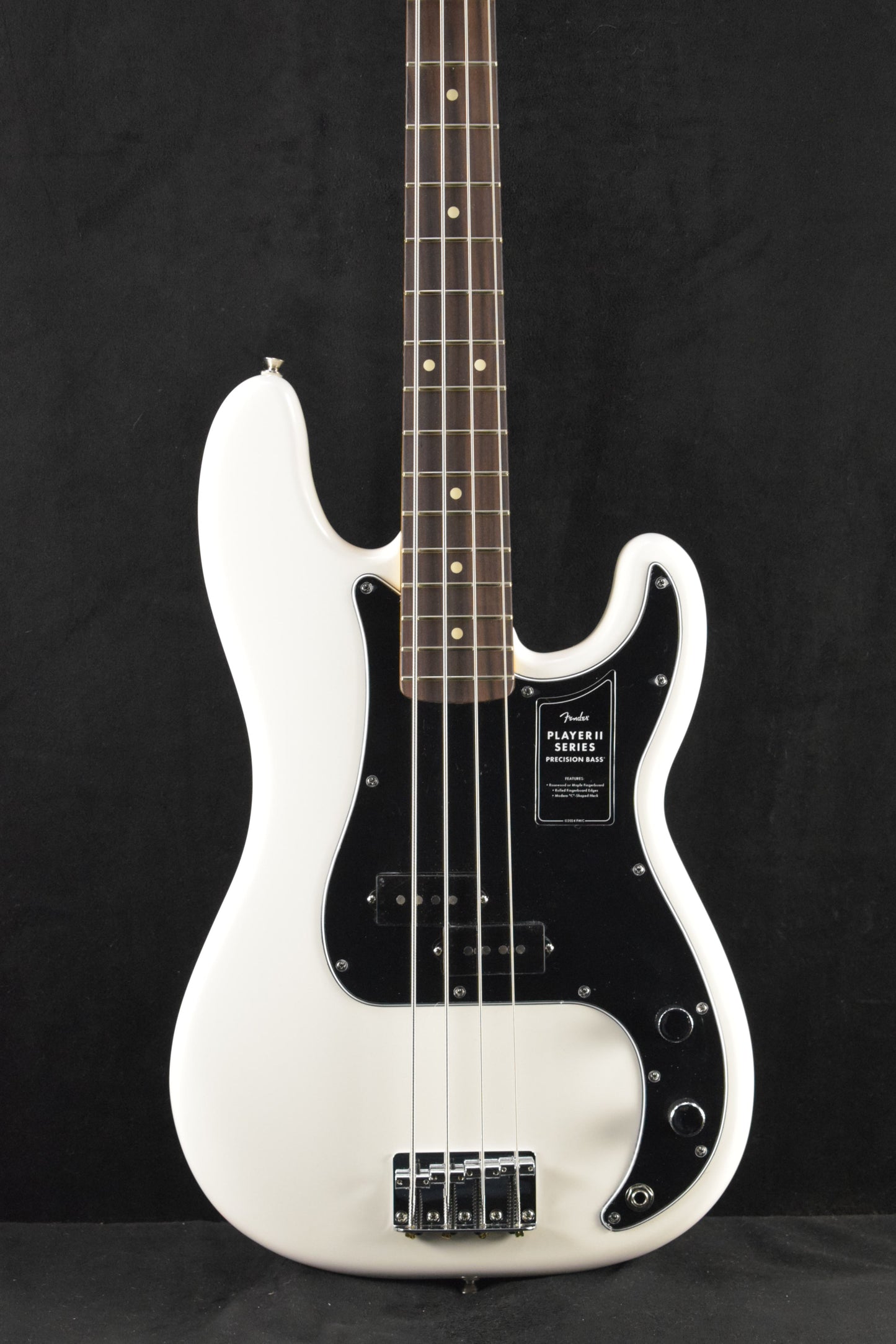 Fender Player II Precision Bass Polar White Rosewood Fingerboard