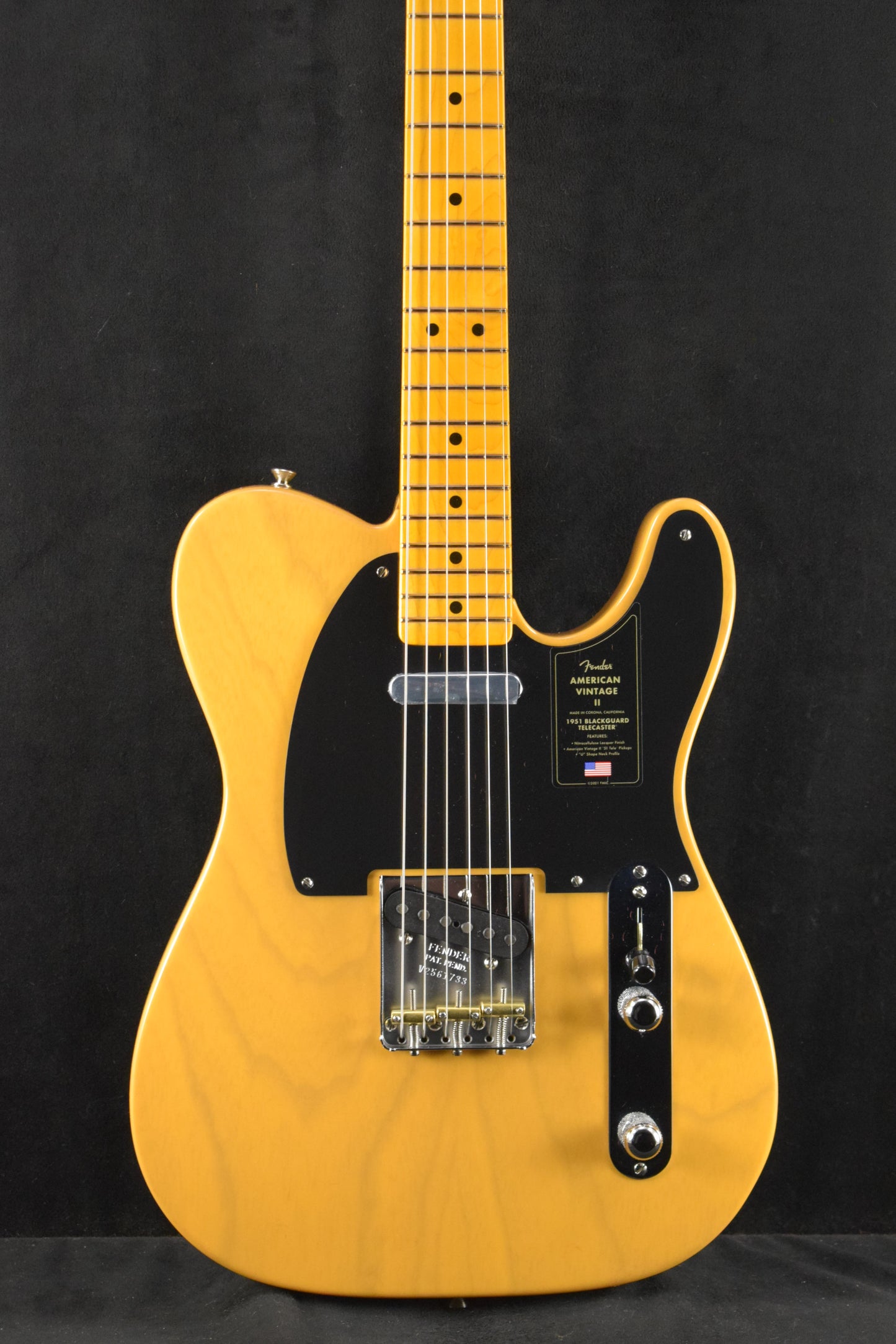 Fender American Vintage II 1951 Telecaster Butterscotch Blonde Maple Fingerboard