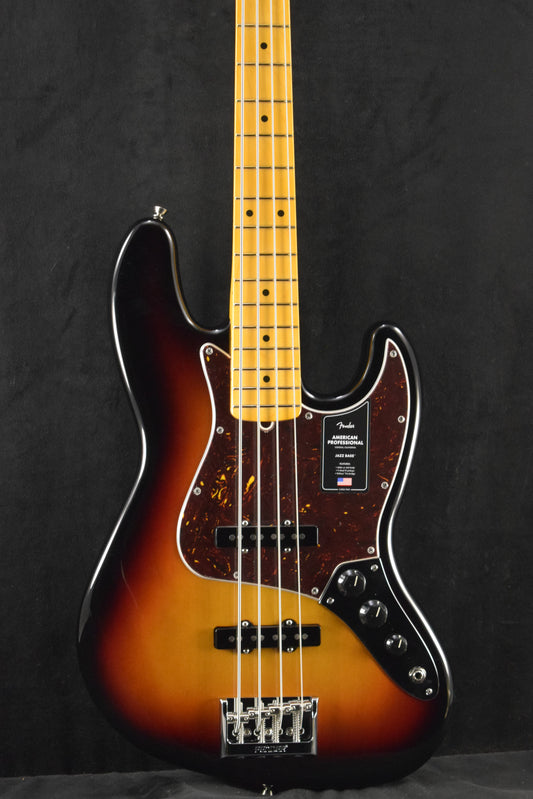 Fender American Professional Jazz Bass 3-Color Sunburst Maple Fingerboard