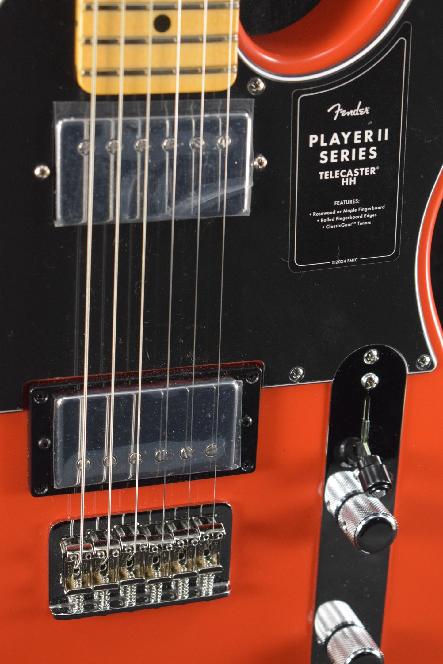 Fender Player II Telecaster HH Coral Red Maple Fingerboard