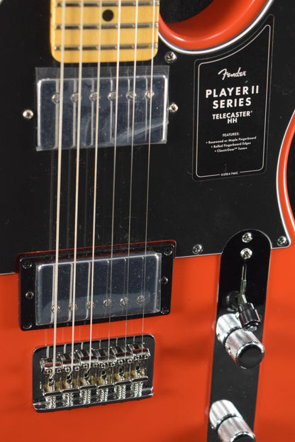 Fender Player II Telecaster HH Coral Red Maple Fingerboard