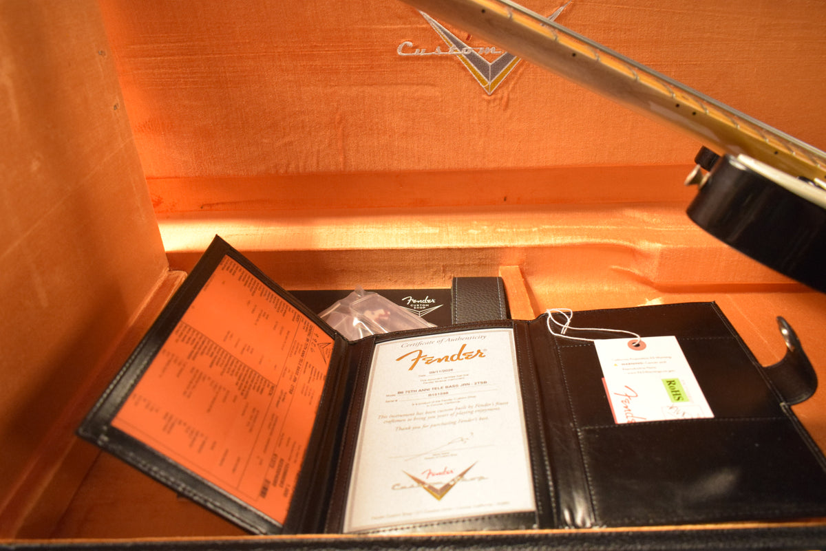 Fender Custom Shop 75th Anniversary Tele Bass 2 Tone Sunburst