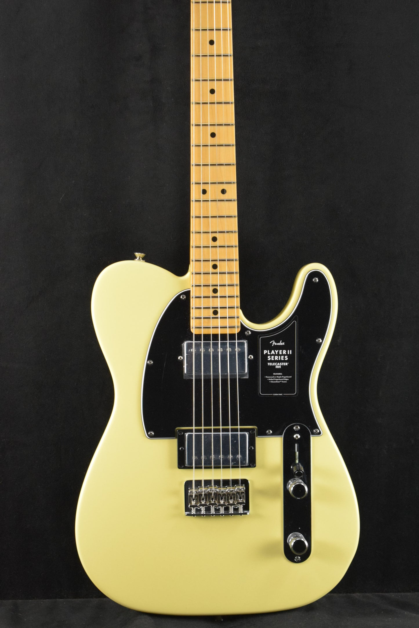 Fender Player II Telecaster HH Hialeah Yellow Maple Fingerboard