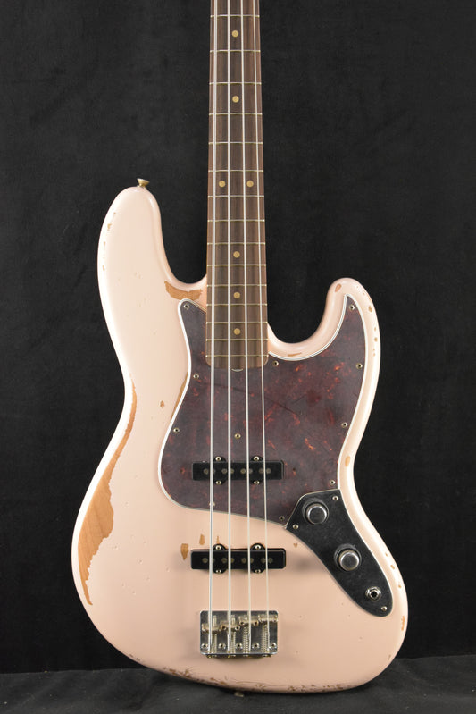 Fender Flea Jazz Bass Roadworn Shell Pink Rosewood Fingerboard