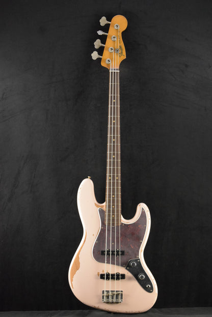 Fender Flea Jazz Bass Roadworn Shell Pink Rosewood Fingerboard