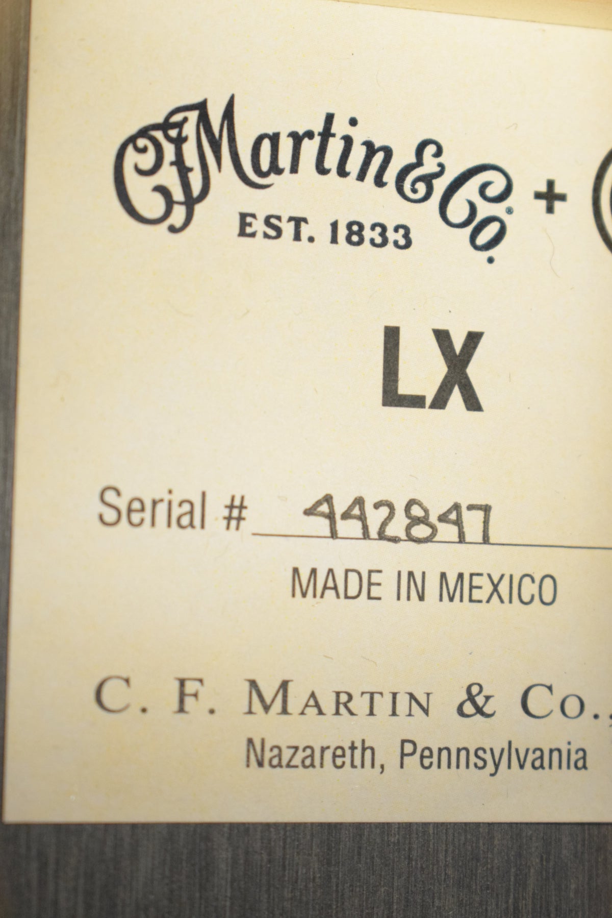 Martin LX2 Life Is Good Little Martin