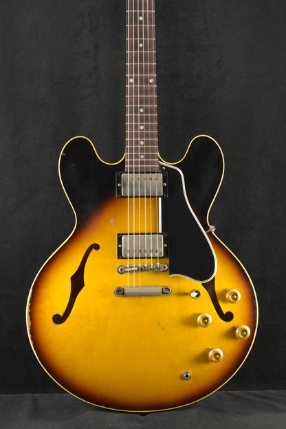 Gibson Murphy Lab 1958 ES-335 Reissue Faded Tobacco Burst Heavy Aged