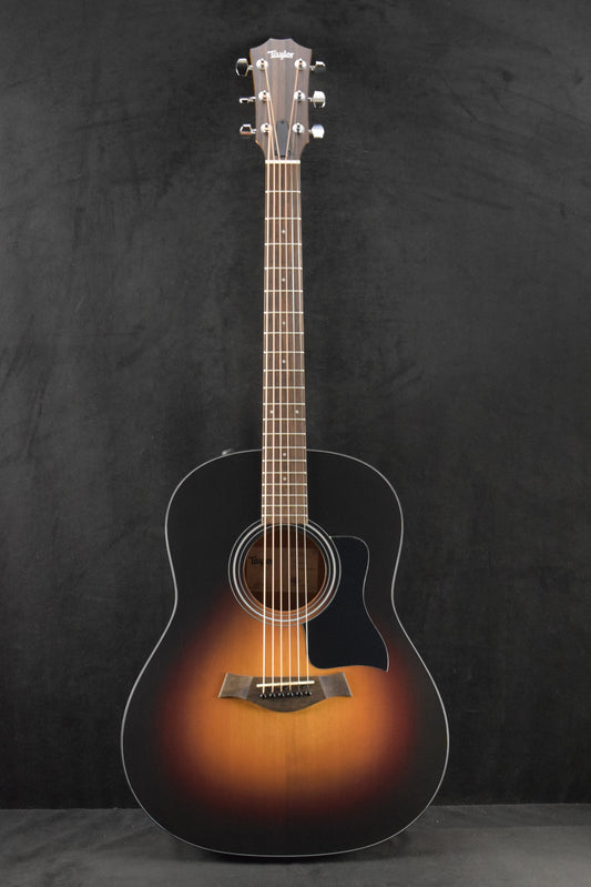 Taylor 117e Special Edition Dark Tobacco Teardrop Burst Top