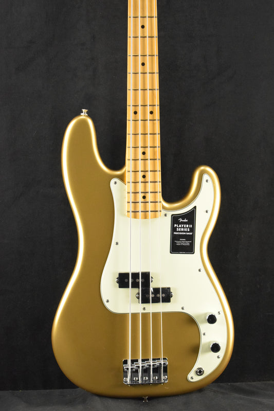 Fender 75th Anniversary Player II Precision Bass Aztec Gold Maple Fingerboard