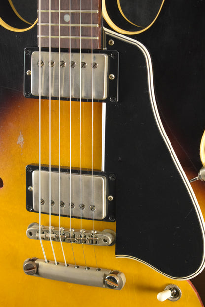 Gibson Murphy Lab 1958 ES-335 Reissue Faded Tobacco Burst Heavy Aged