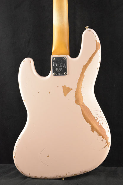 Fender Flea Jazz Bass Roadworn Shell Pink Rosewood Fingerboard