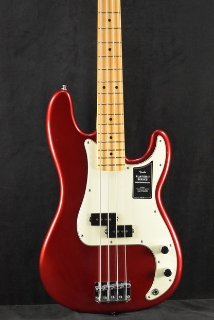 Fender 75th Anniversary Player II Precision Bass Candy Apple Red Maple Fingerboard