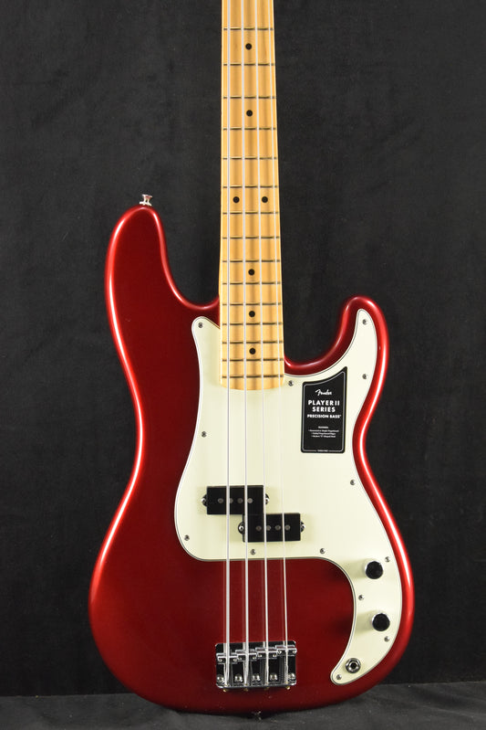 Fender 75th Anniversary Player II Precision Bass Candy Apple Red Maple Fingerboard