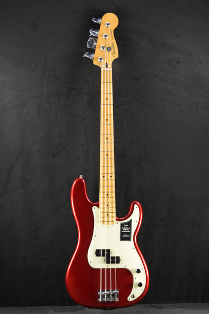 Fender 75th Anniversary Player II Precision Bass Candy Apple Red Maple Fingerboard