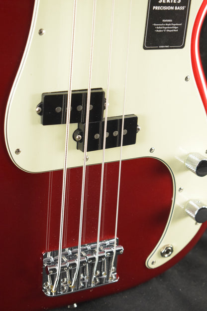 Fender 75th Anniversary Player II Precision Bass Candy Apple Red Maple Fingerboard