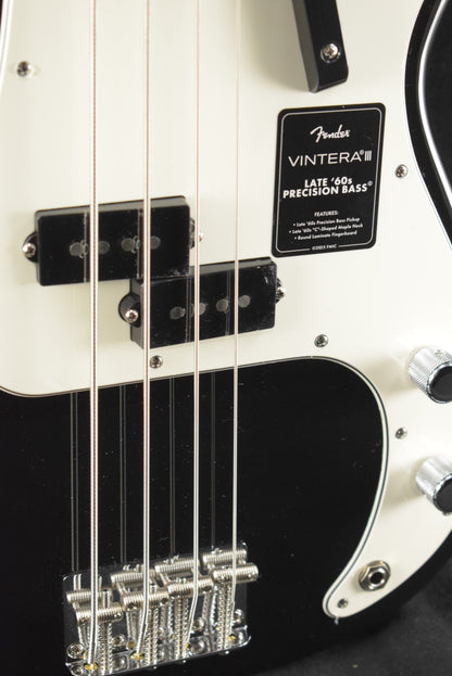 Fender Vintera III Late '60s Precision Bass Black Rosewood Fingerboard