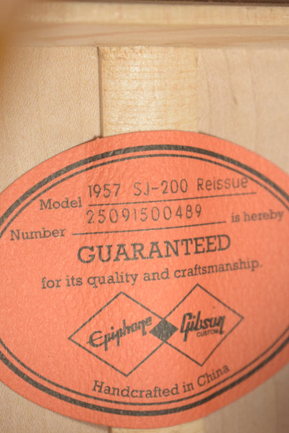 Epiphone IGC 1957 SJ-200 Reissue Antique Natural w/Hardshell Case