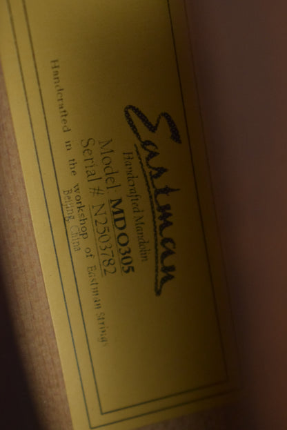 Eastman MDO305 A-Style F-Hole Octave Mandolin Classic Satin Finish