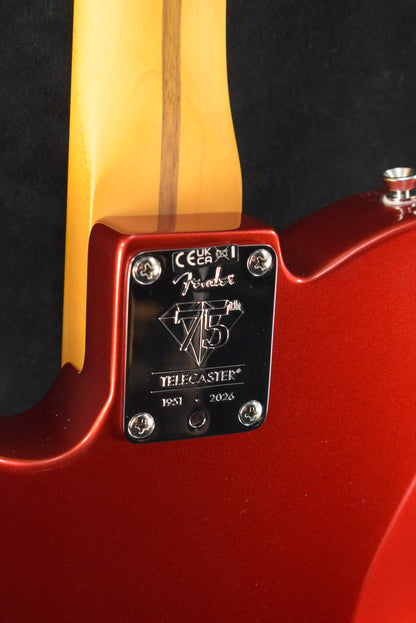 Fender 75th Anniversary American Professional Classic Cabronita Telecaster Candy Apple Red Maple Fingerboard