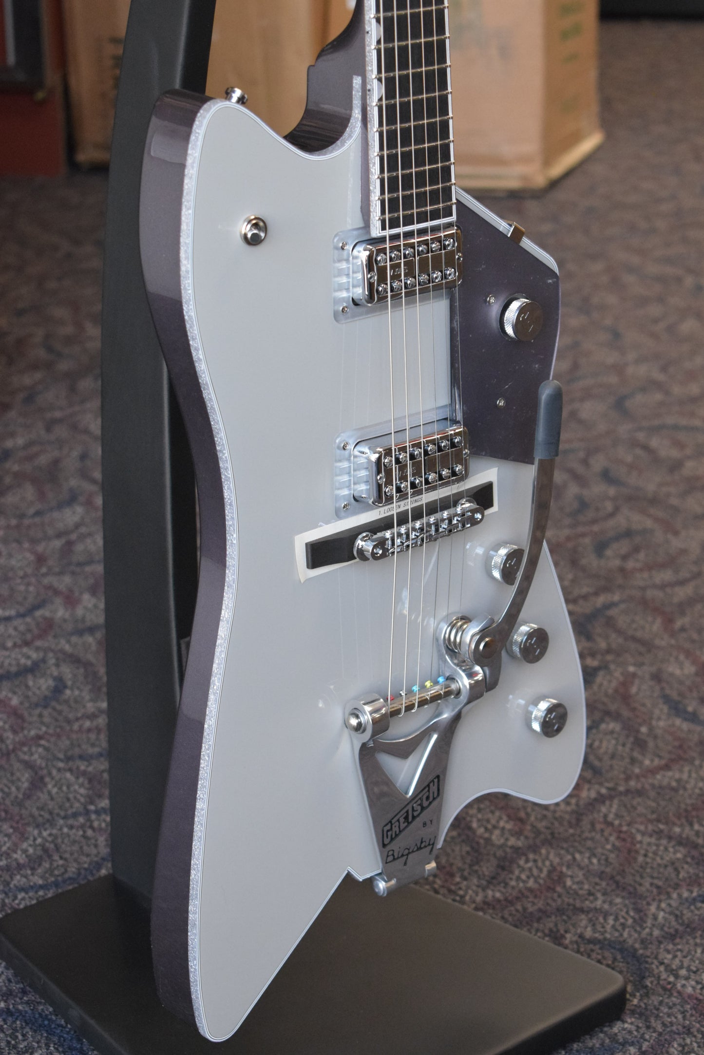 Gretsch G6199TSL-SMG Billy-Bo FSR Smoke Gray/Violet Metallic