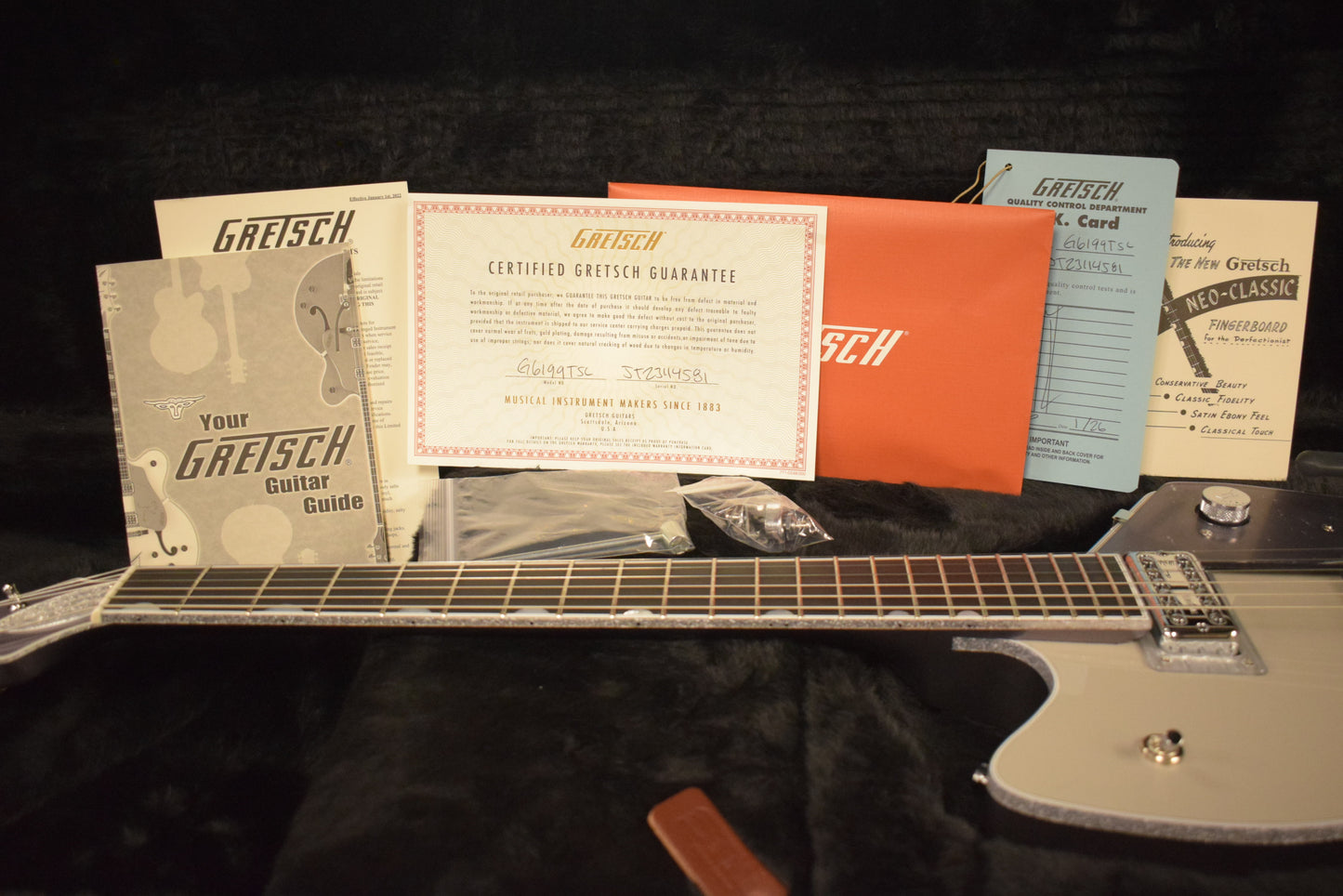 Gretsch G6199TSL-SMG Billy-Bo FSR Smoke Gray/Violet Metallic