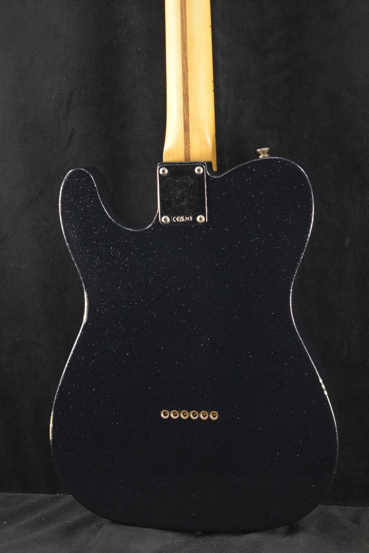Fender Brad Paisley Road Worn Telecaster Black Sparkle Maple Fingerboard