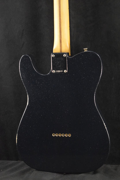 Fender Brad Paisley Road Worn Telecaster Black Sparkle Maple Fingerboard