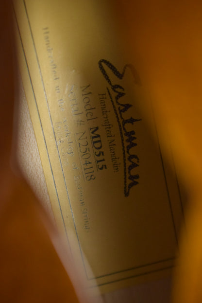 Eastman MD515 F-Style F-Hole Mandolin Classic Gloss Finish