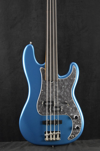 Fender Tony Franklin Fretless Precision Bass Lake Placid Blue Ebony Fingerboard