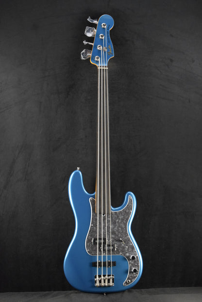 Fender Tony Franklin Fretless Precision Bass Lake Placid Blue Ebony Fingerboard