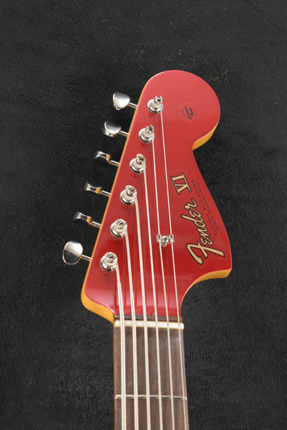 Fender Vintera III Early '60s Bass VI Candy Apple Red Rosewood Fingerboard