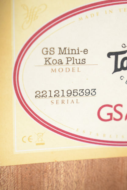 Taylor GS Mini-e Koa Plus Shaded Edge Burst