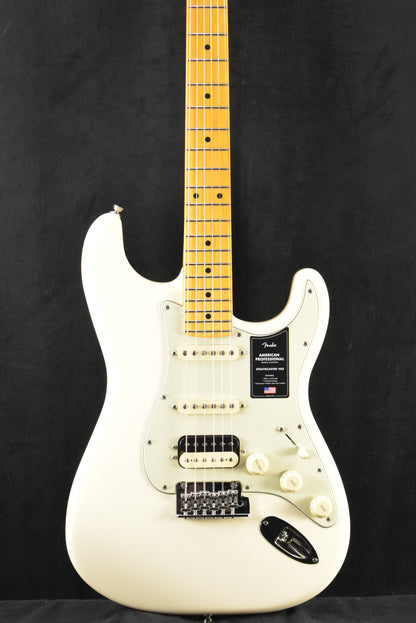 Fender American Professional Stratocaster HSS Olympic White Maple Fingerboard