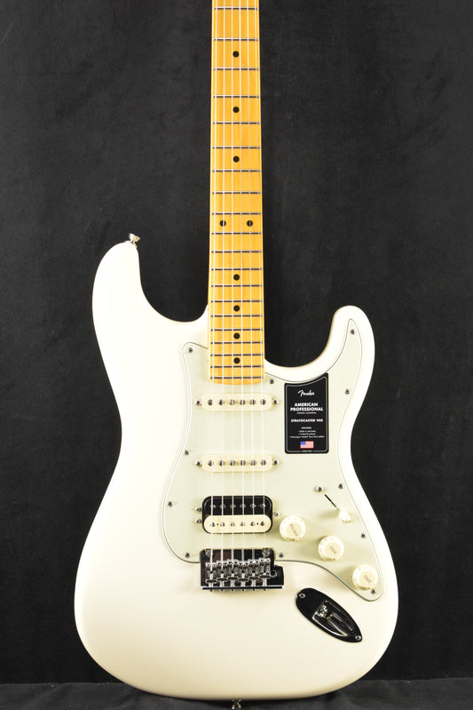 Fender American Professional Stratocaster HSS Olympic White Maple Fingerboard