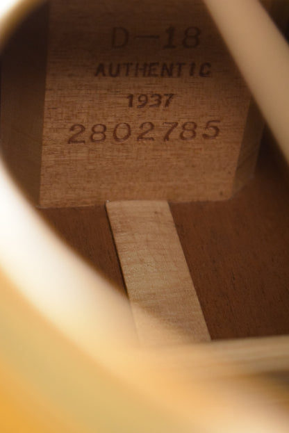 Martin Custom Shop D-18 Authentic 1937 VTS Aged Natural