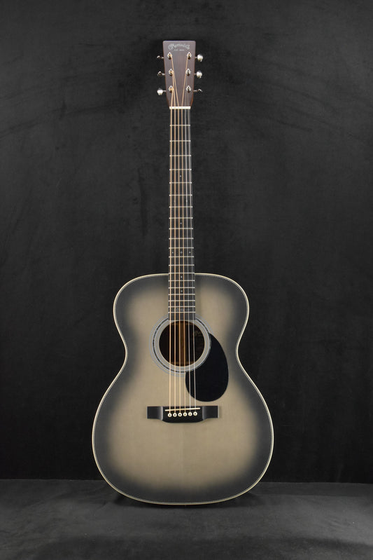 Martin OMJM John Mayer 20th Anniversary Platinum Gray Burst