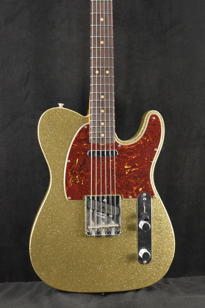 Fender Limited Edition 1963 Telecaster Journeyman Relic - Gold Sparkle w/Matching Headstock