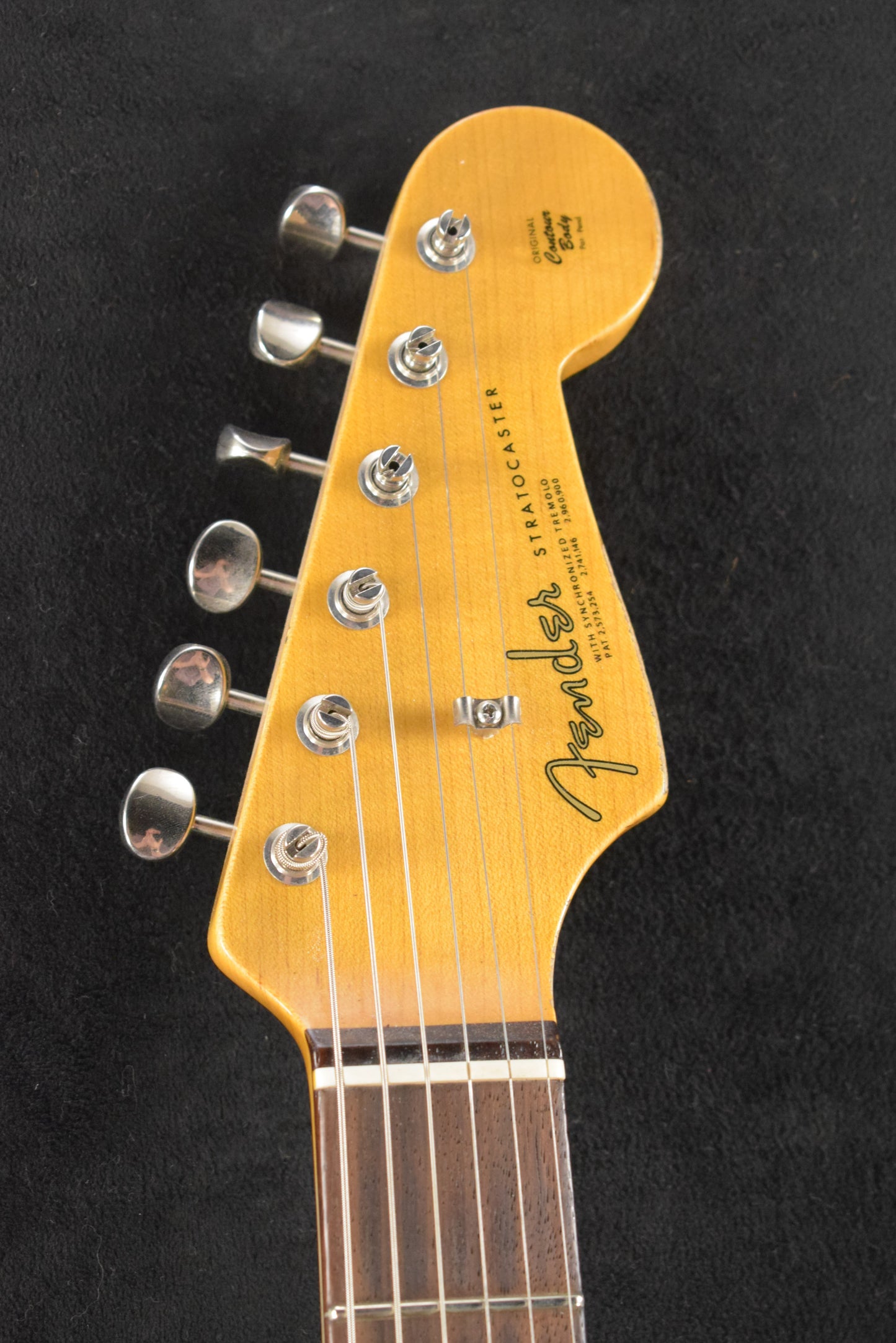 Fender Custom Shop '62 Strat Relic with Closet Classic Hardware - Faded Aged Daphne Blue