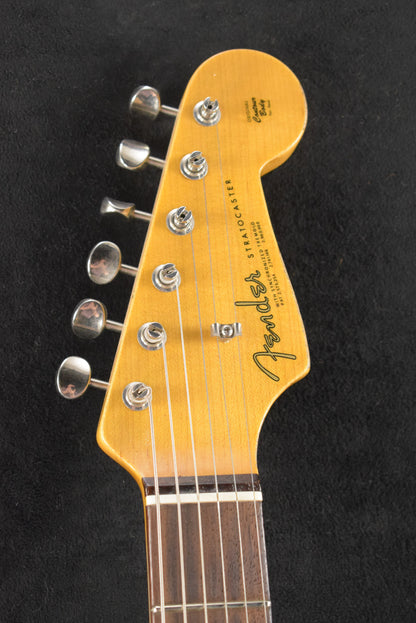 Fender Custom Shop '62 Strat Relic with Closet Classic Hardware - Faded Aged Daphne Blue