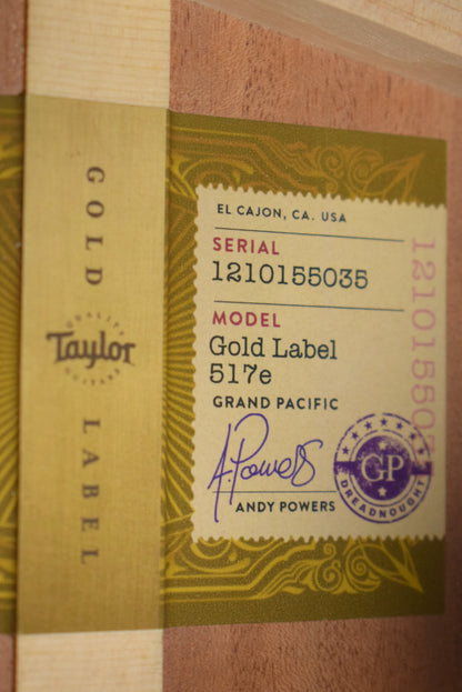 Taylor Gold Label 517e