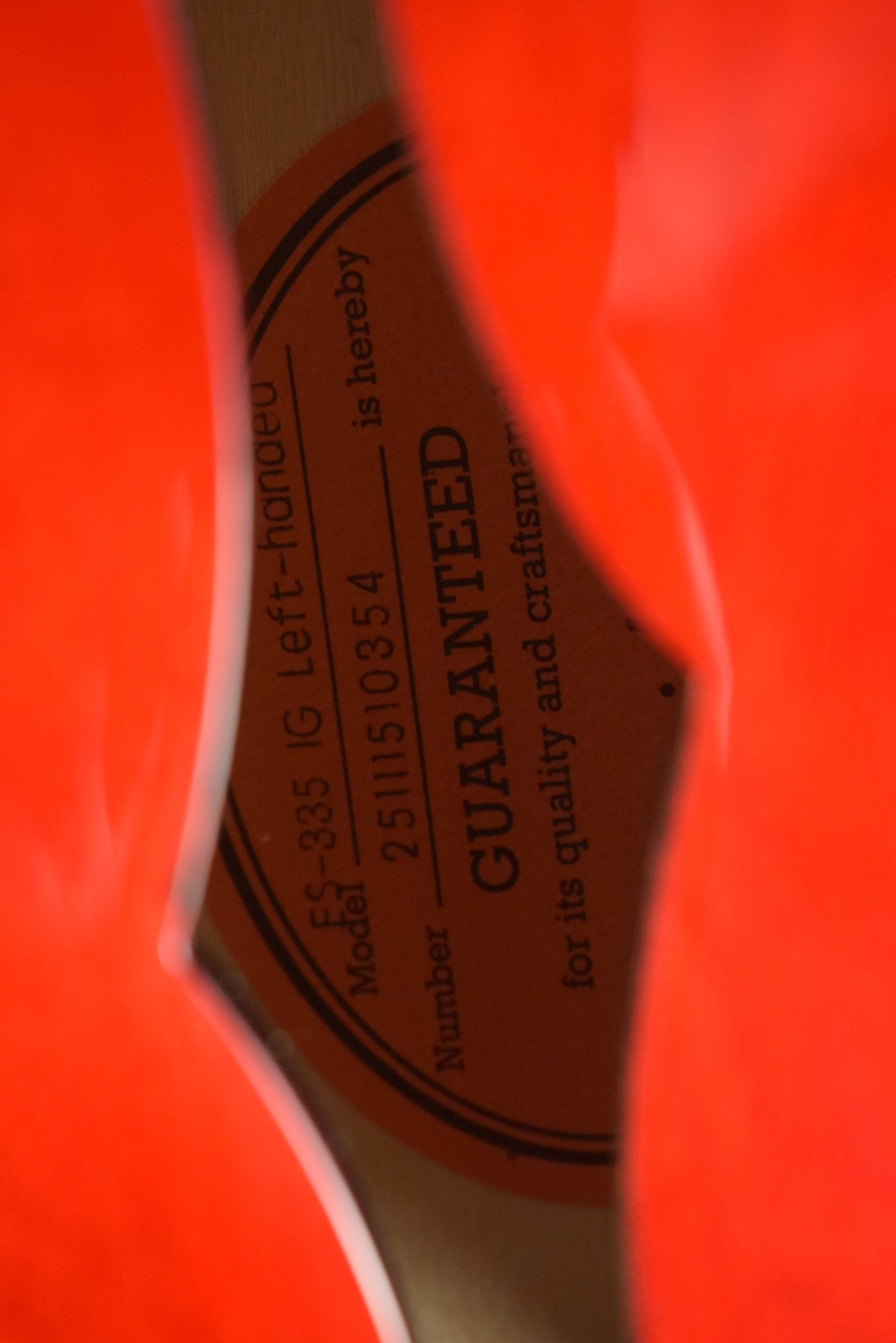 Epiphone ES-335 Left-Handed Cherry