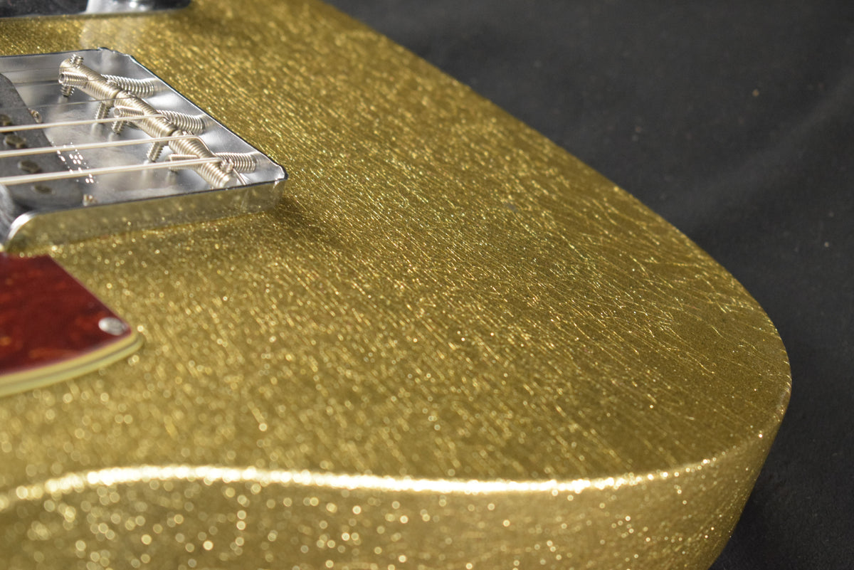 Fender Limited Edition 1963 Telecaster Journeyman Relic - Gold Sparkle w/Matching Headstock