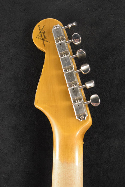 Fender Custom Shop '62 Strat Relic with Closet Classic Hardware - Faded Aged Daphne Blue