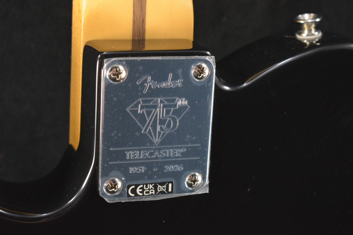 Fender 75th Anniversary Player II Baritone Telecaster Black Rosewood Fingerboard