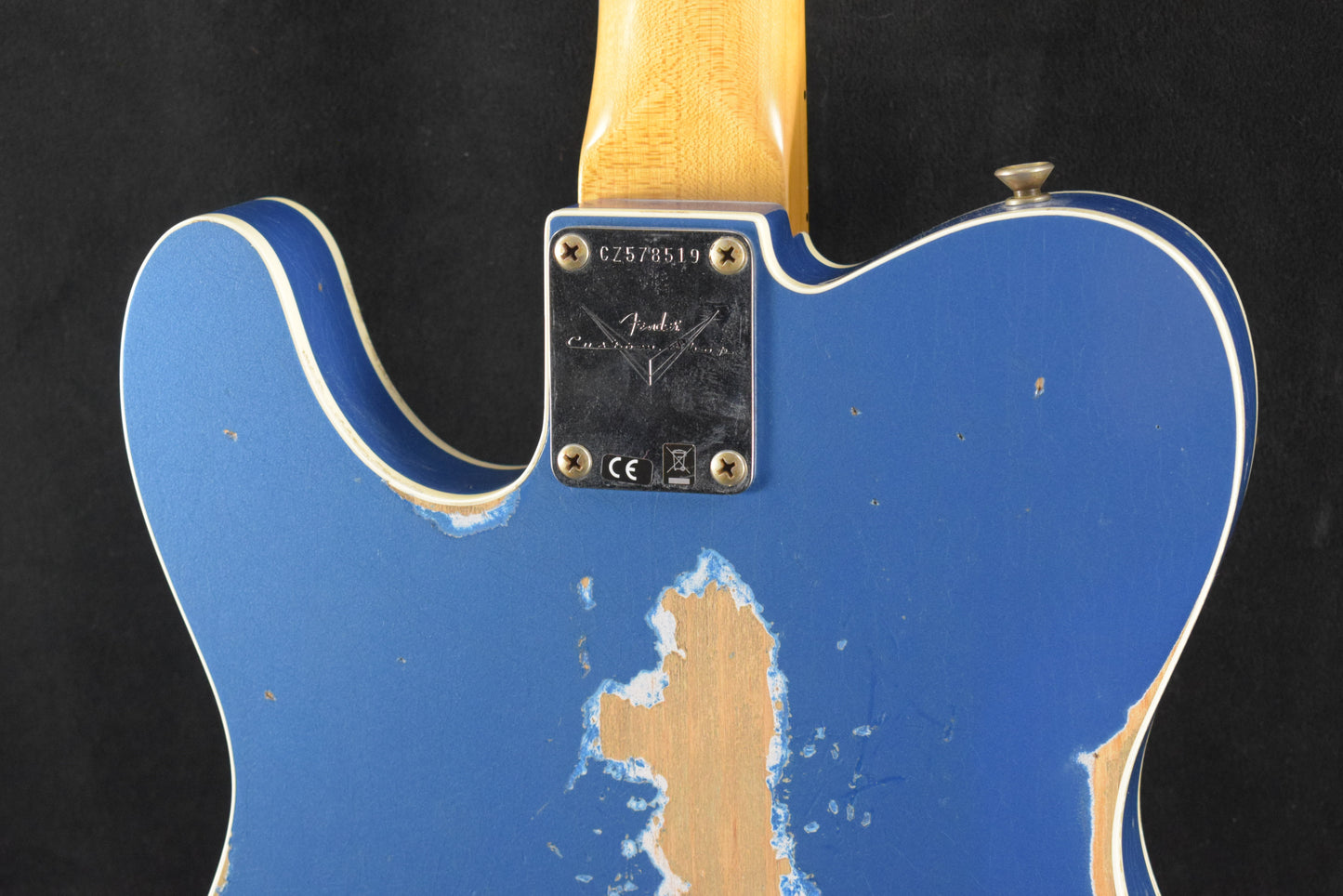 Fender Time Machine 1965 Telecaster Custom – Heavy Relic Aged Lake Placid Blue