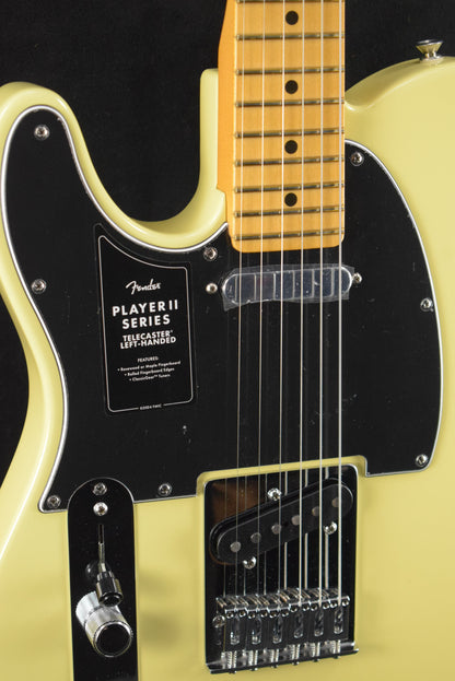 Fender Player II Telecaster Left-Hand Hialeah Yellow Maple Fingerboard