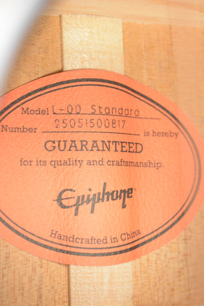 Epiphone L-00 Standard Vintage Sunburst w/ Premium Gig Bag